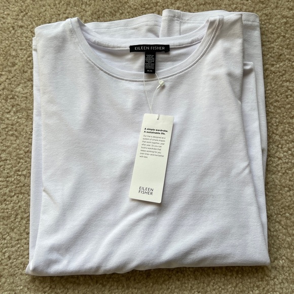 Eileen Fisher women’s crewneck Long Sleeve T-shirts - Picture 4 of 14
